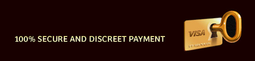 100% Secured and Discreet Payment